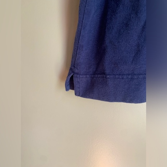 Vtg 90s merona Mens xl Distressed Heavyweight Mock Neck T-Shirt Striped vintage - Picture 4 of 7